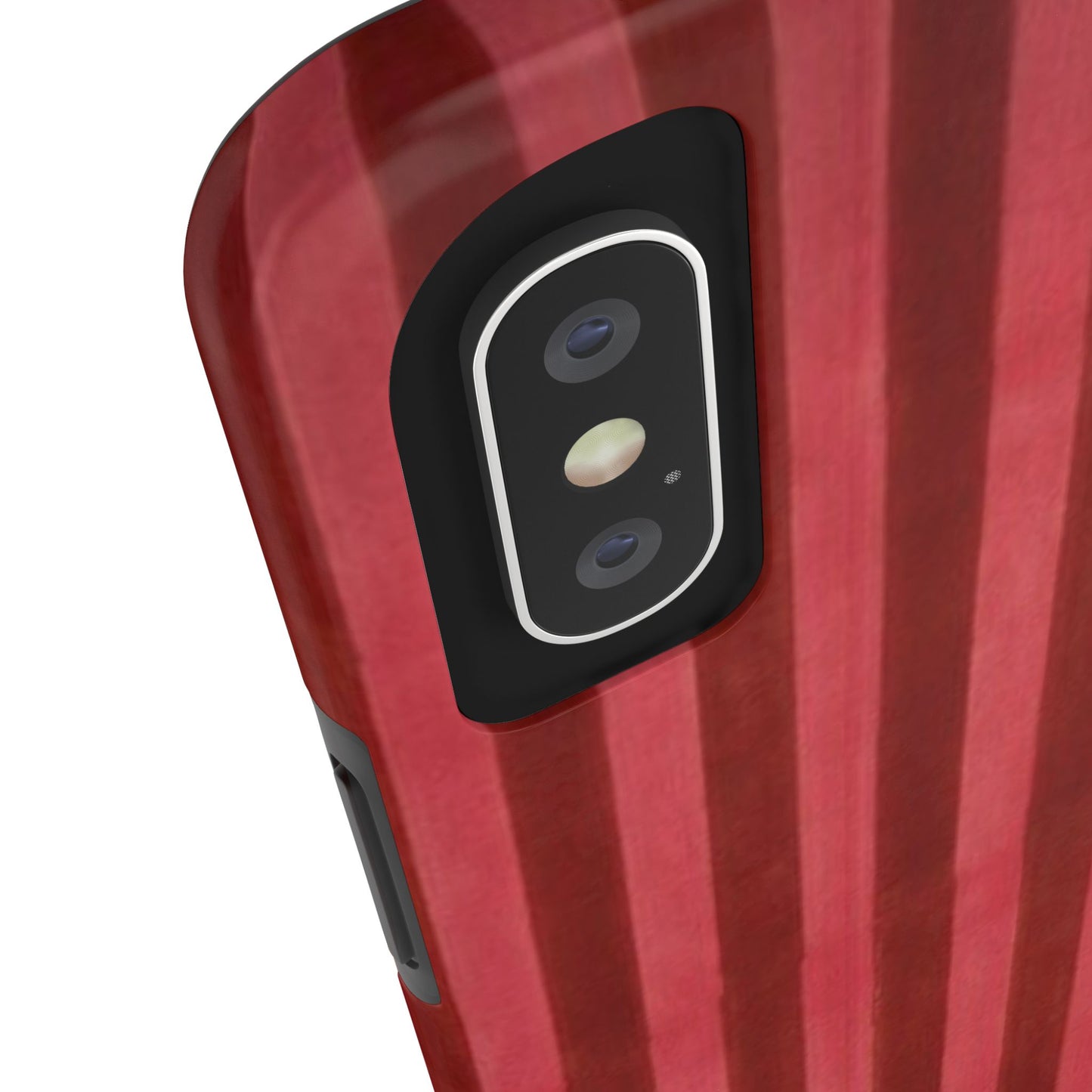 Red Pin Stripe Phone Case