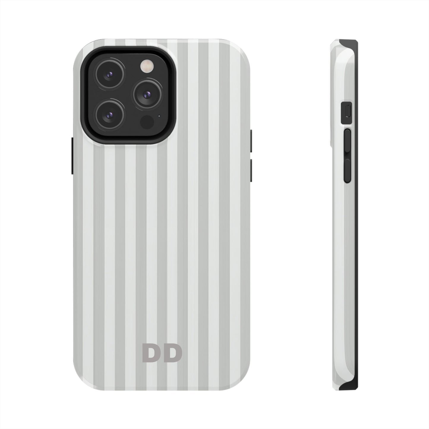 White Pin Stripe Phone Case