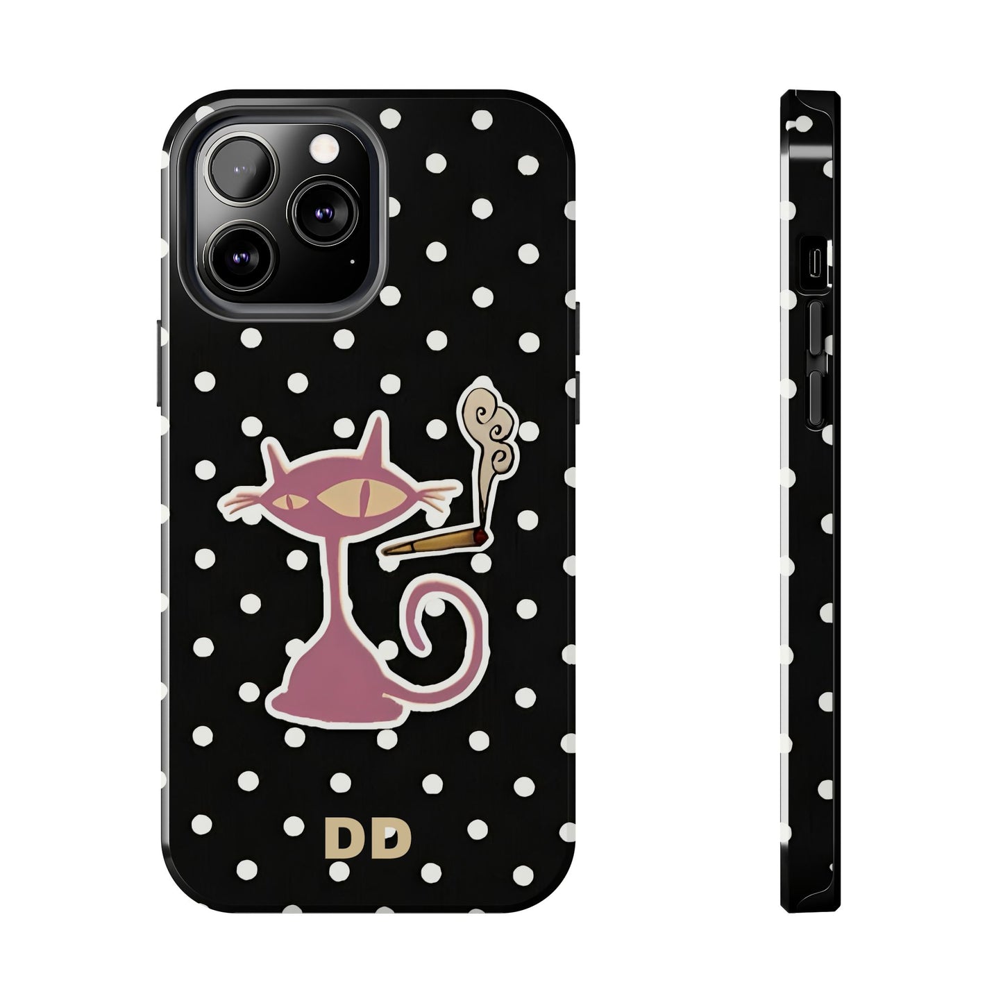 Black Le Cat Phone Case