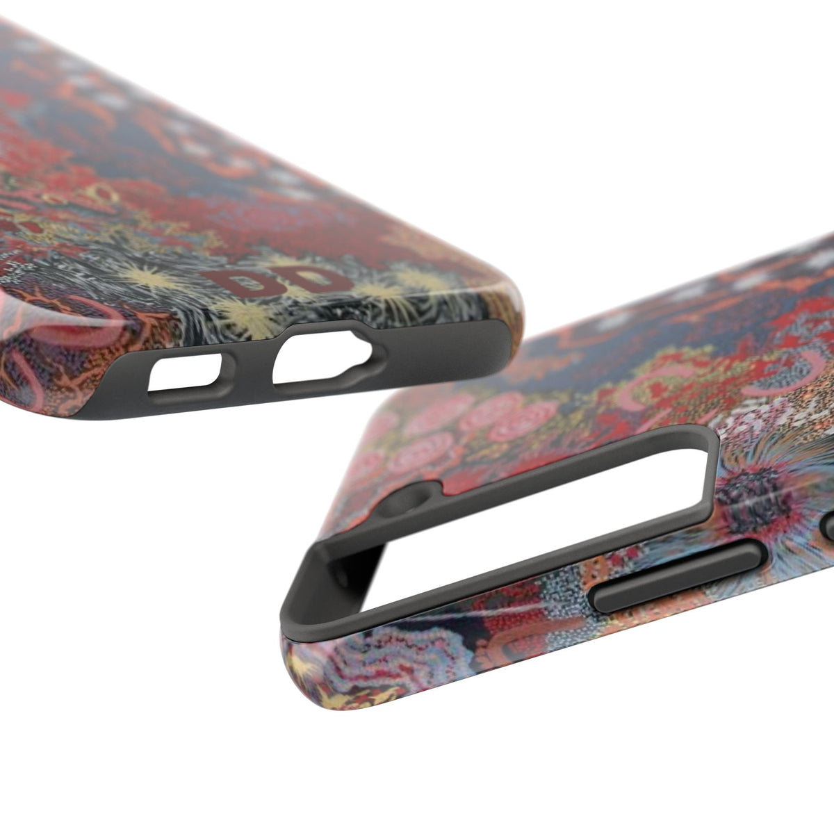 Mosaic Patchwork Phone Case — Multicolour Rainbow Geometric Mosaic Design, view 59 — MagSafe Compatible | Digital Divas