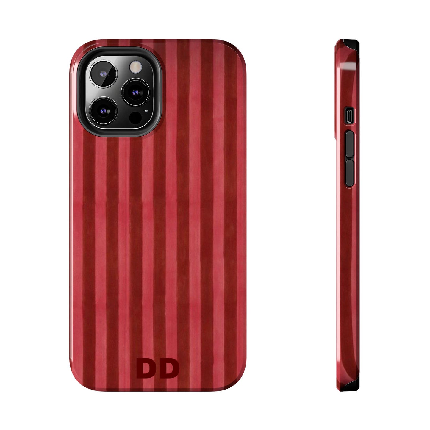 Red Pin Stripe Phone Case