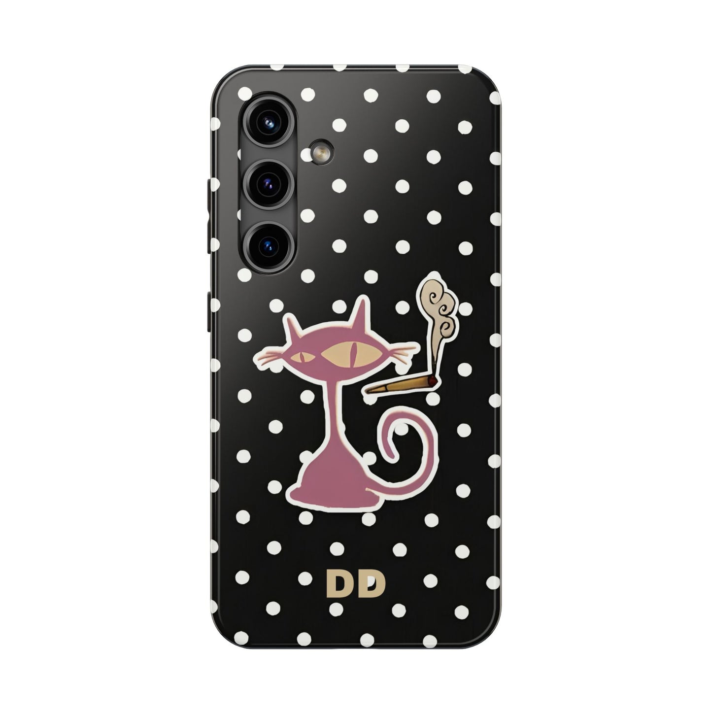 Black Le Cat Phone Case