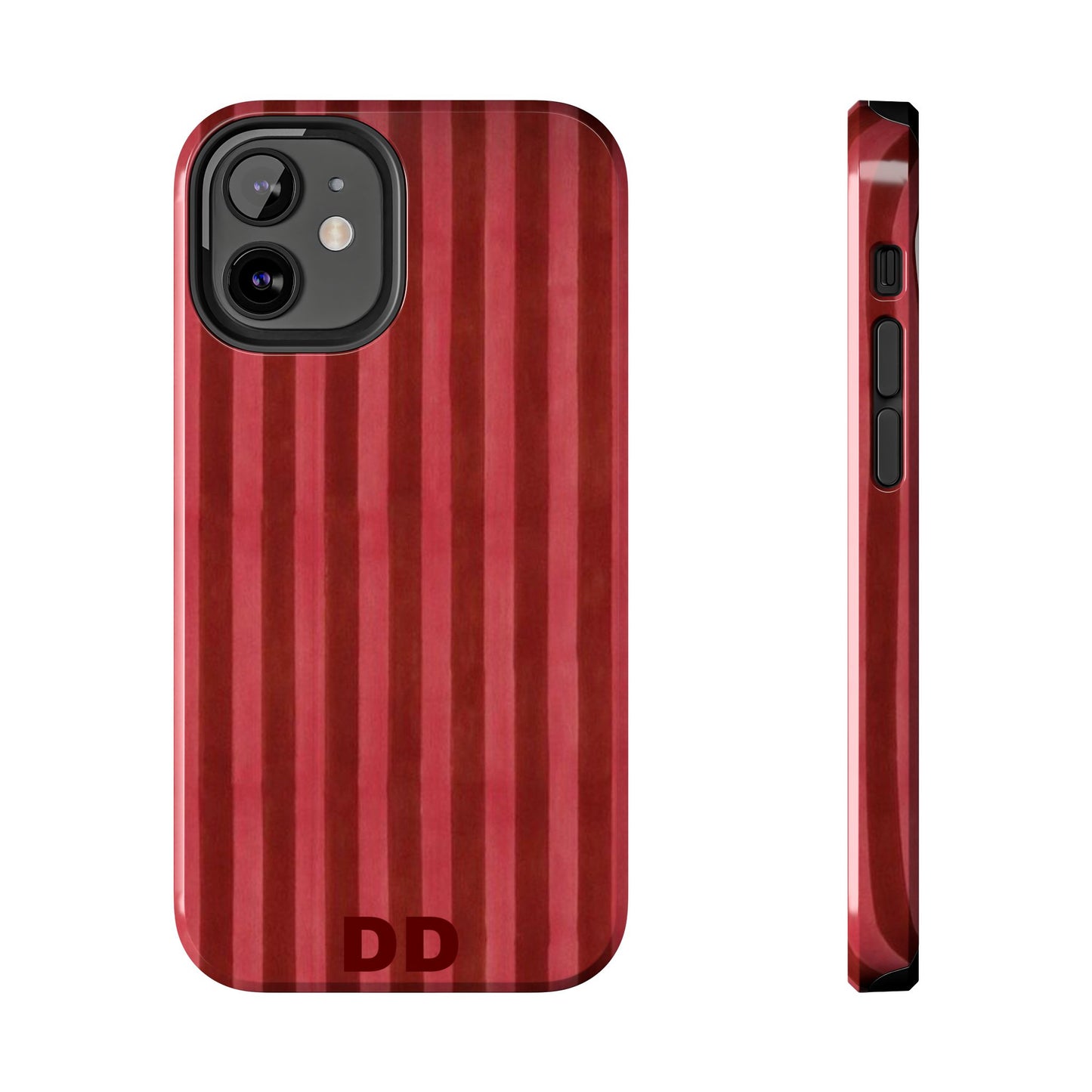 Red Pin Stripe Phone Case