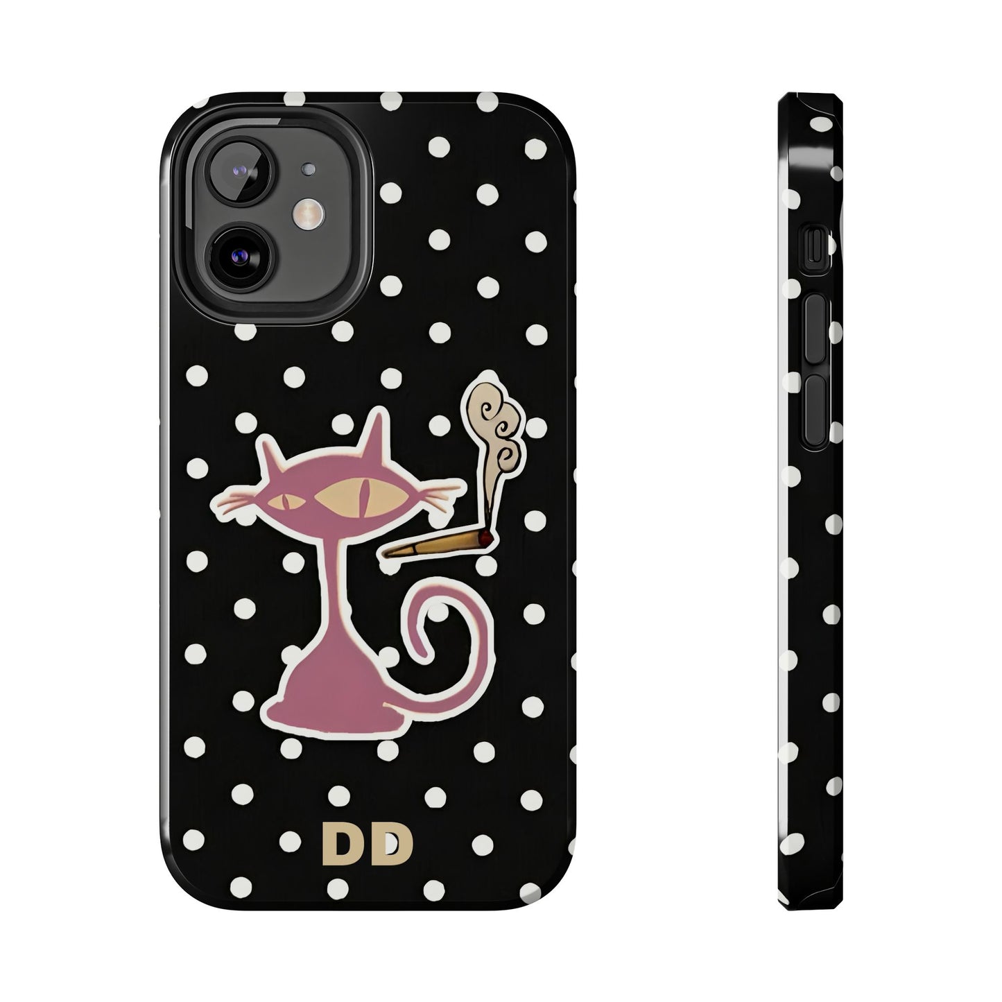 Black Le Cat Phone Case