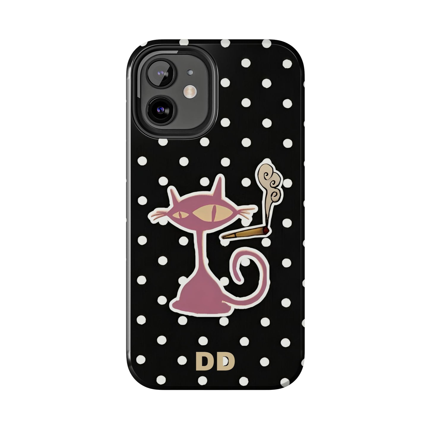 Black Le Cat Phone Case