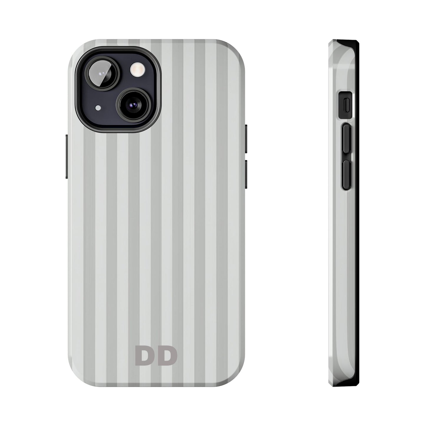 White Pin Stripe Phone Case