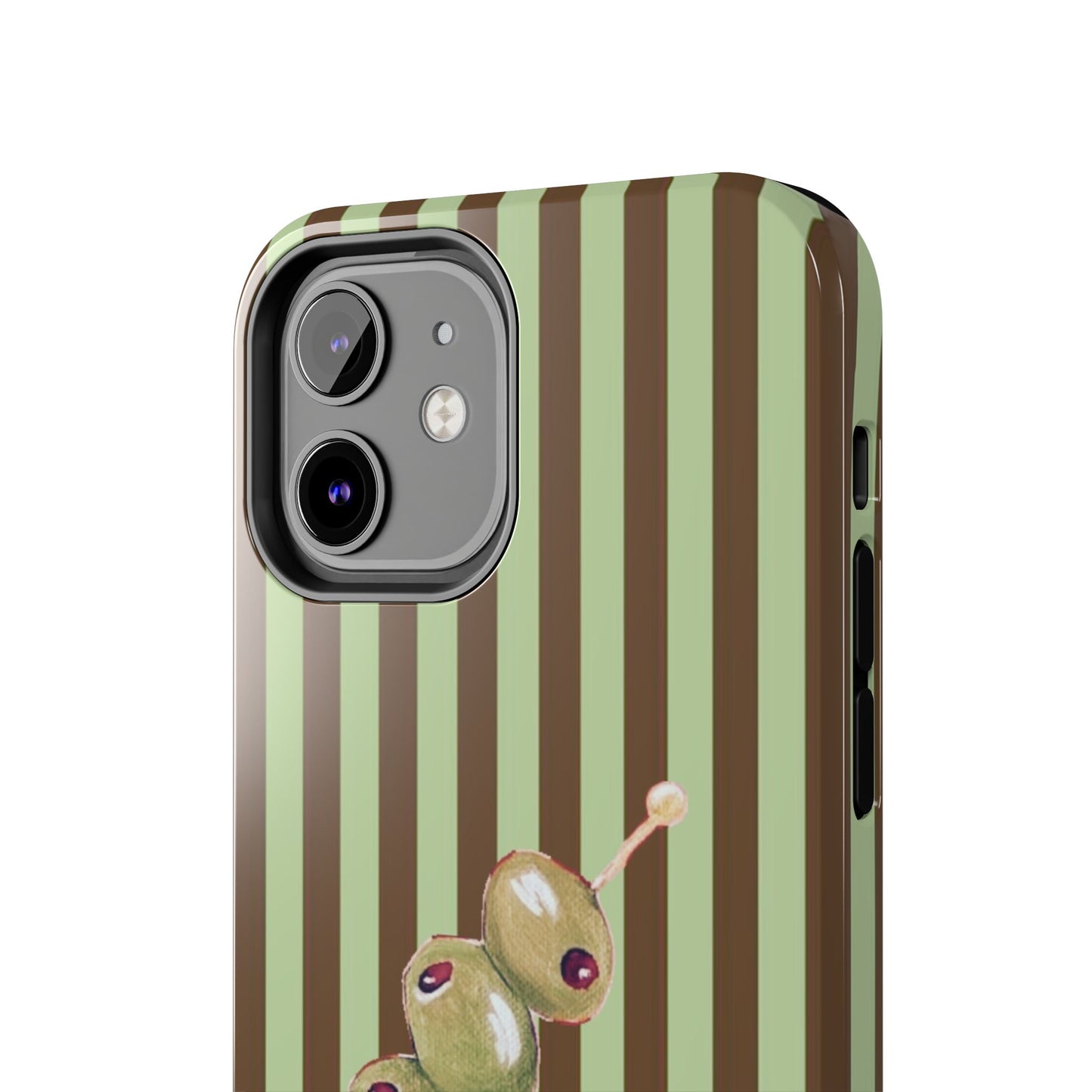 Olive Phone Case in Mint & Chip