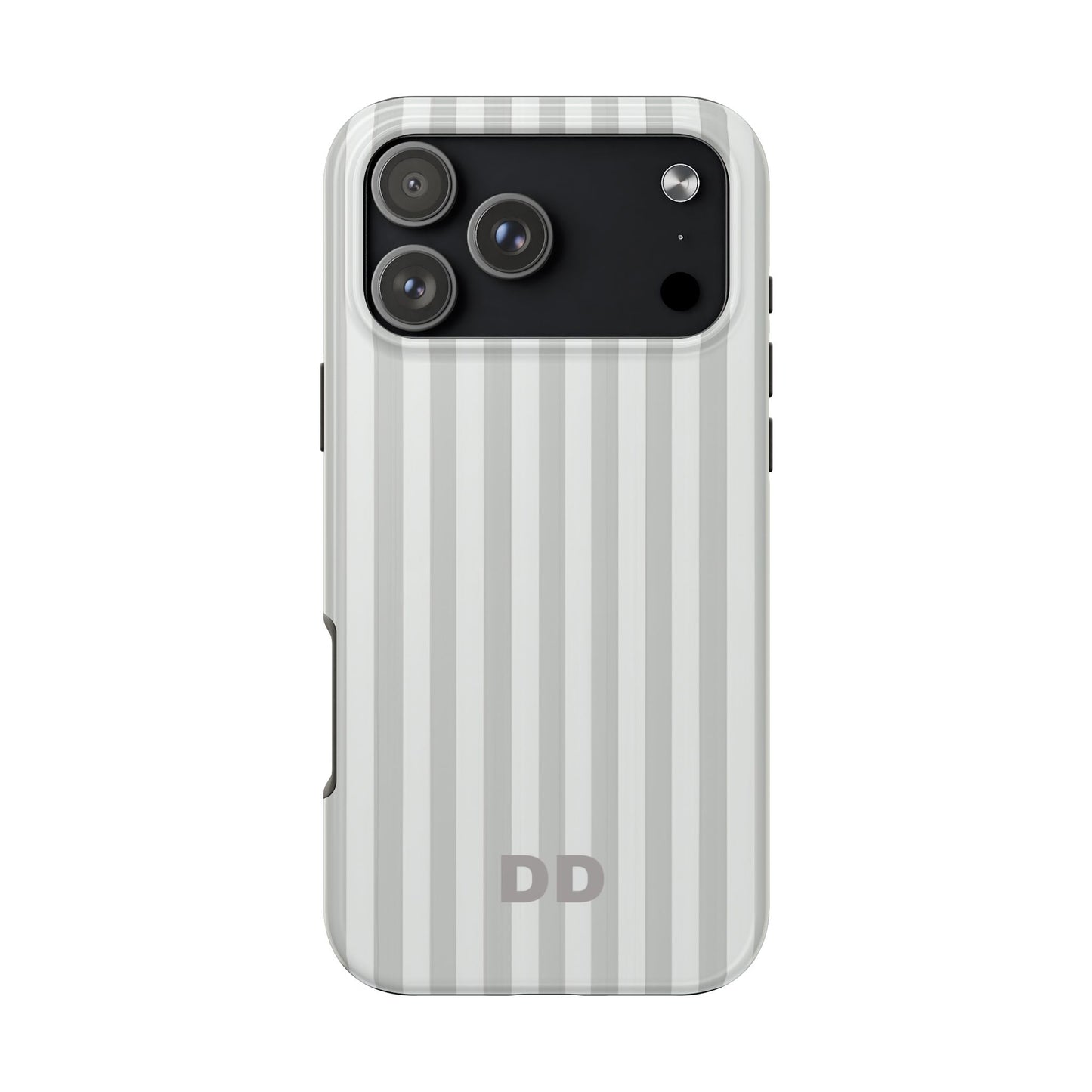 White Pin Stripe Phone Case