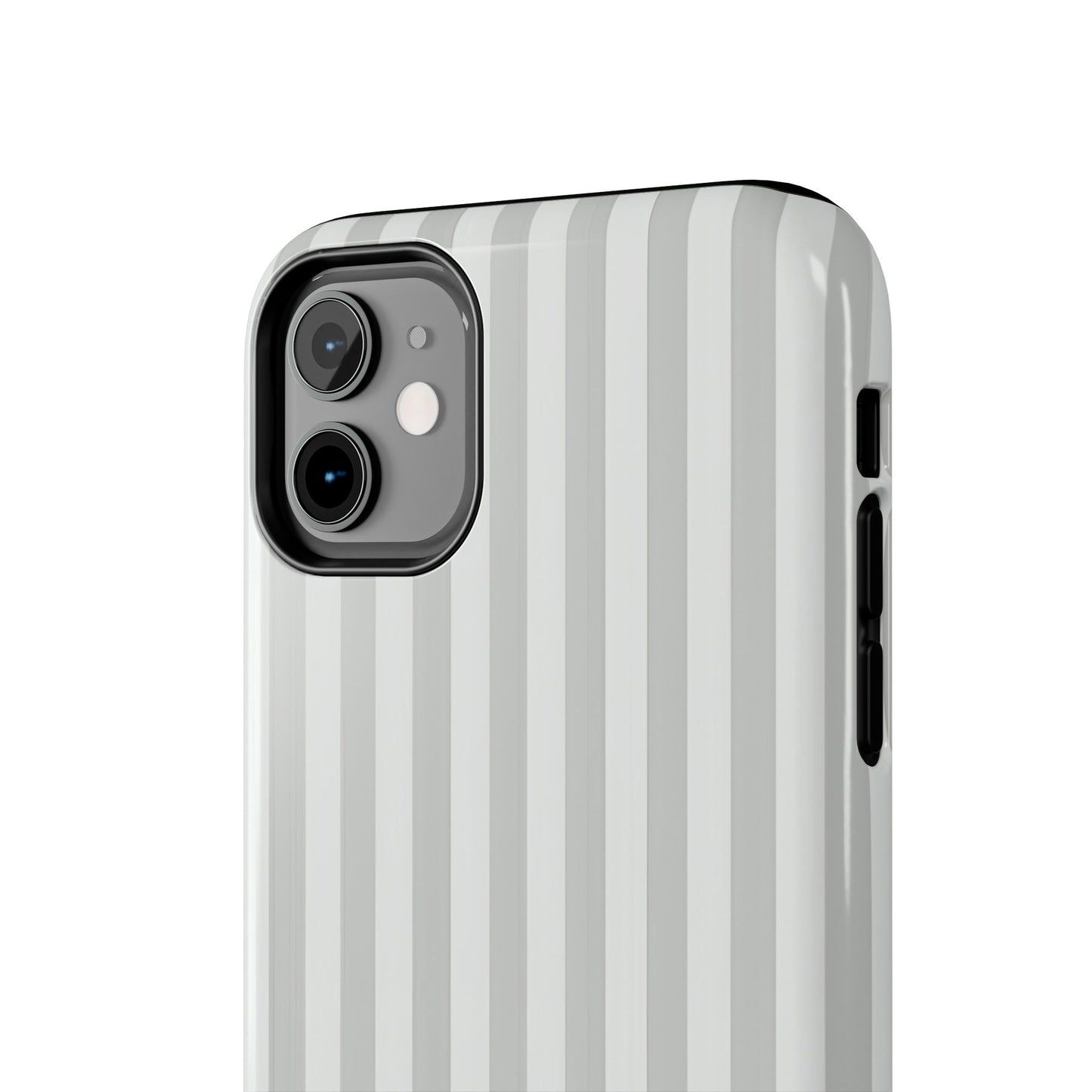 White Pin Stripe Phone Case