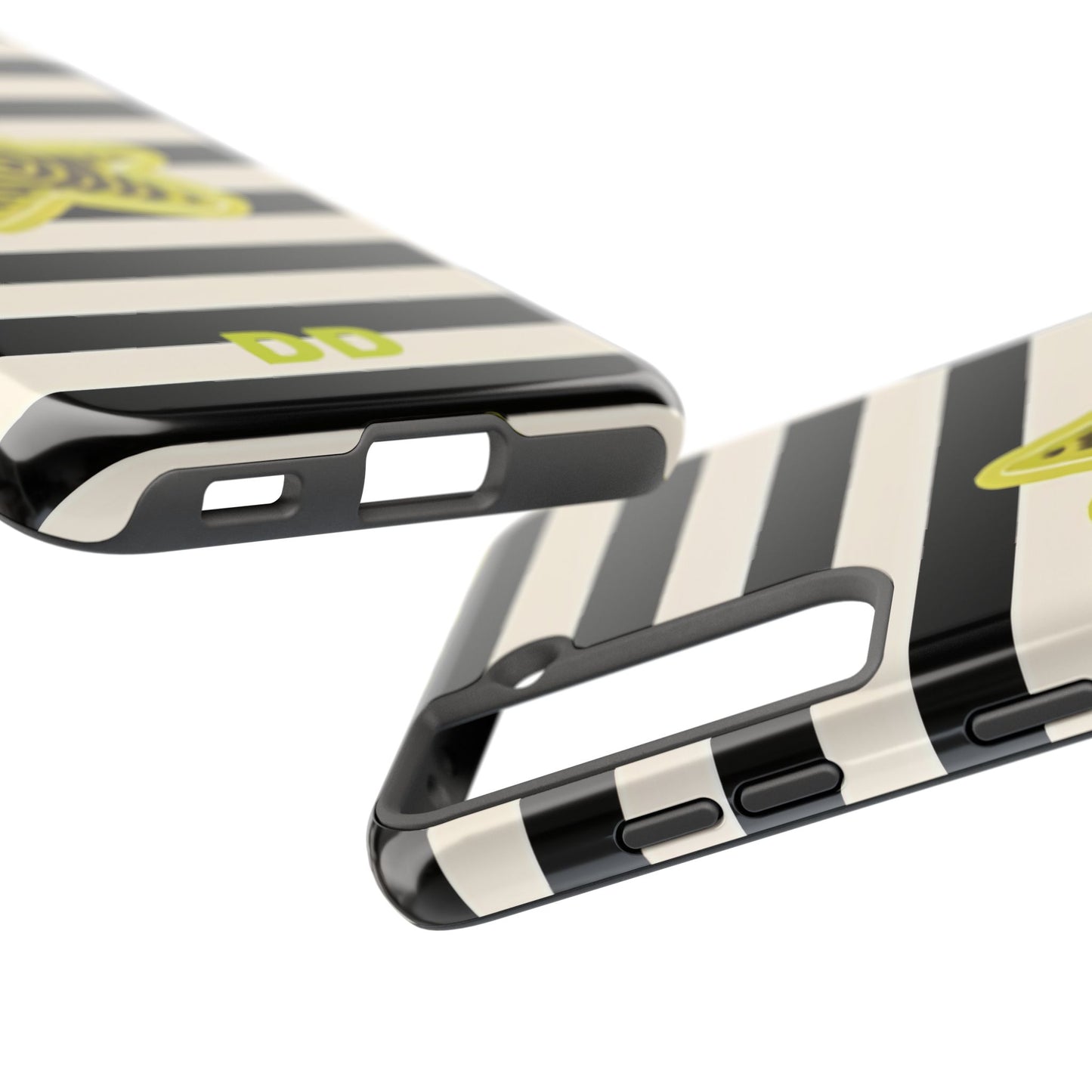 Striped Lime Star Phone Case