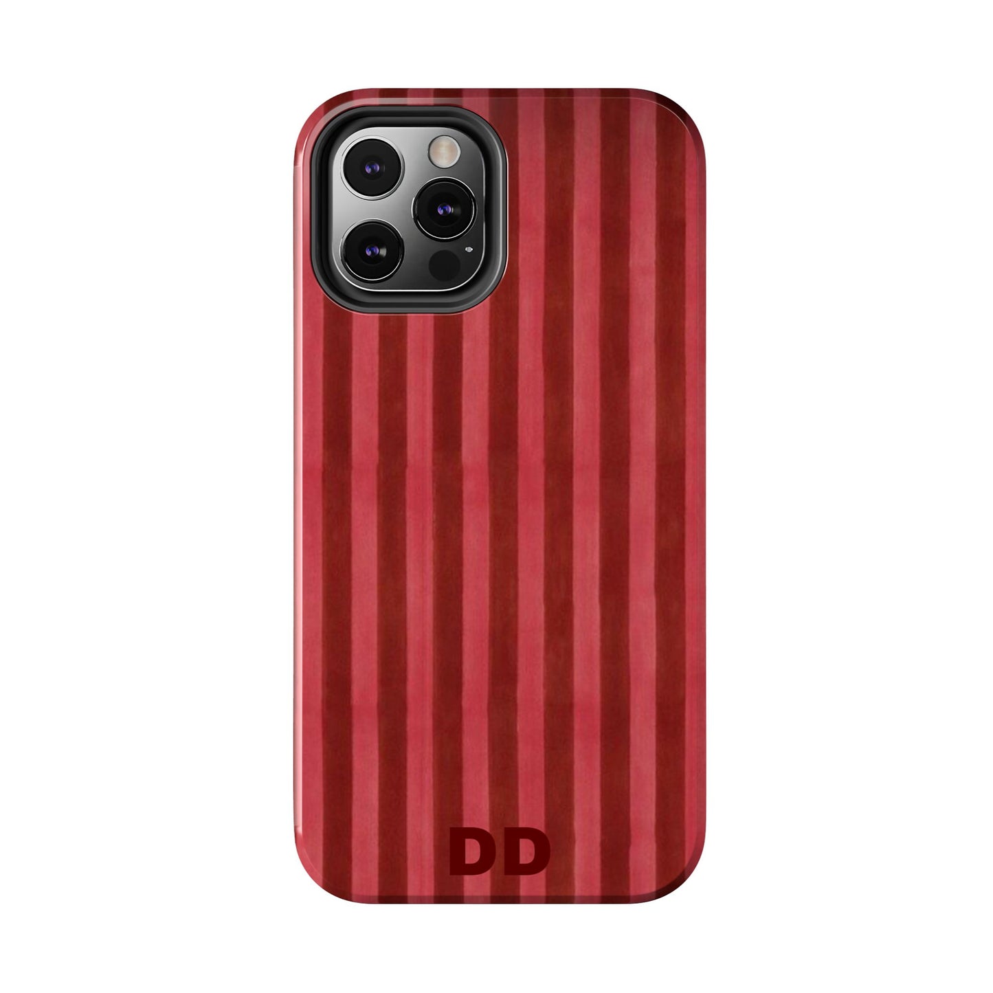 Red Pin Stripe Phone Case