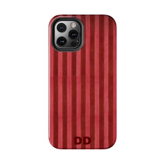 Red Pin Stripe Phone Case