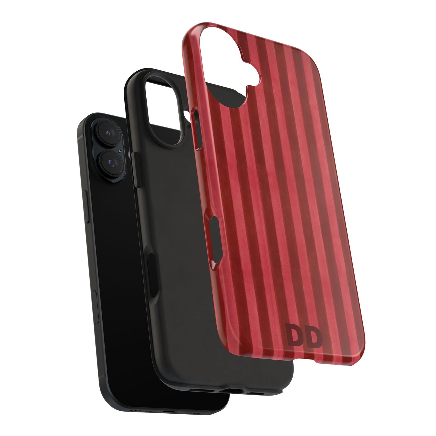 Red Pin Stripe Phone Case