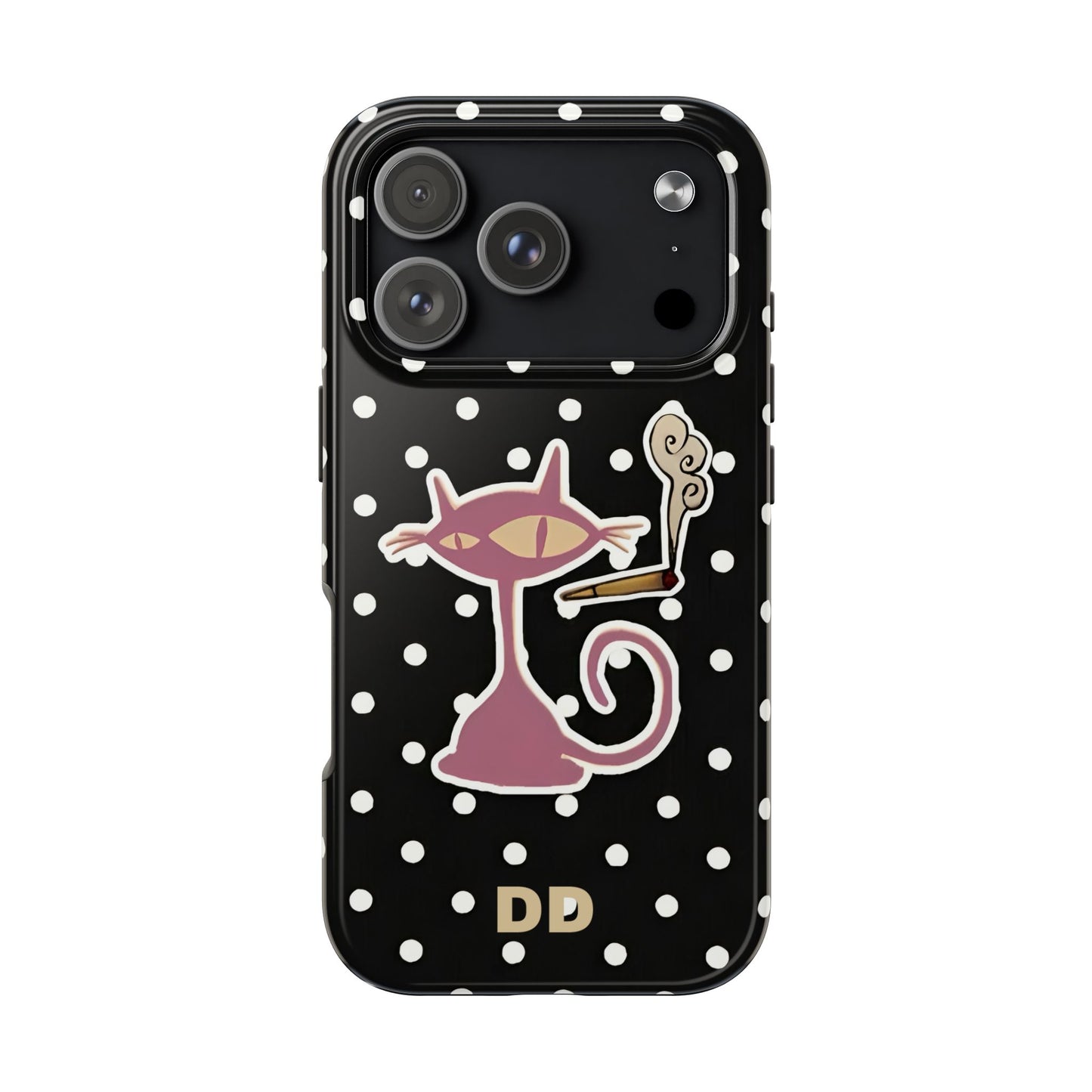 Black Le Cat Phone Case