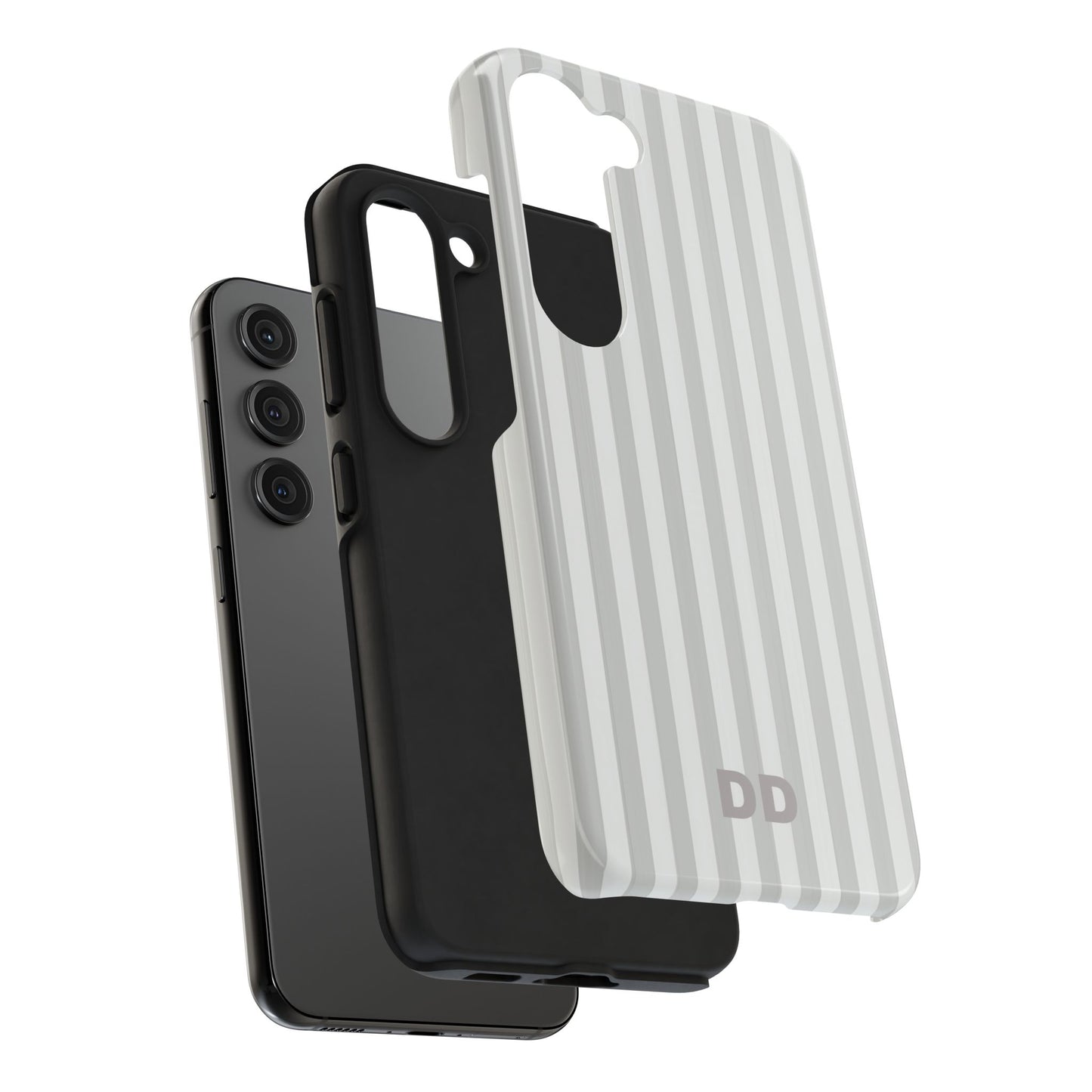 White Pin Stripe Phone Case