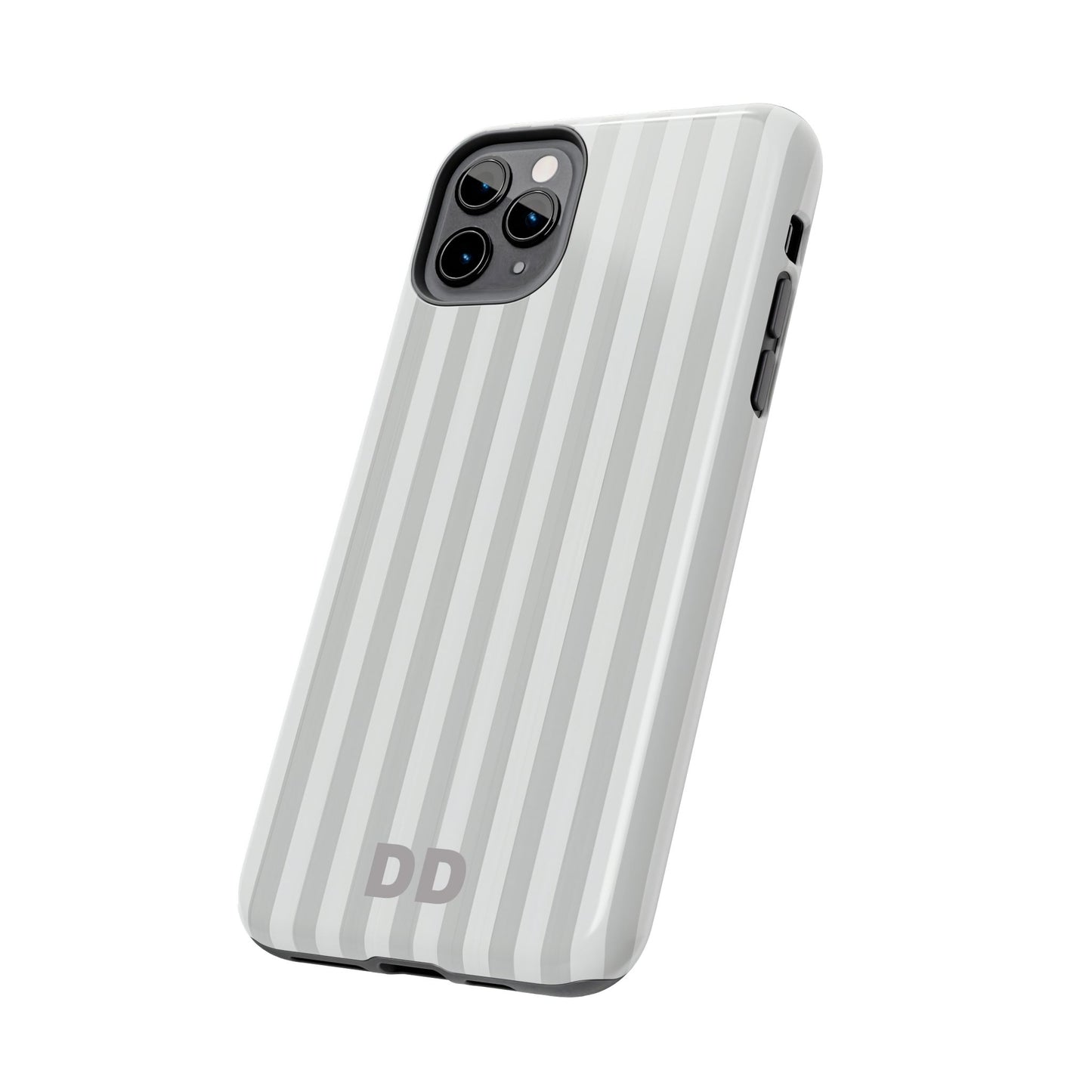 White Pin Stripe Phone Case
