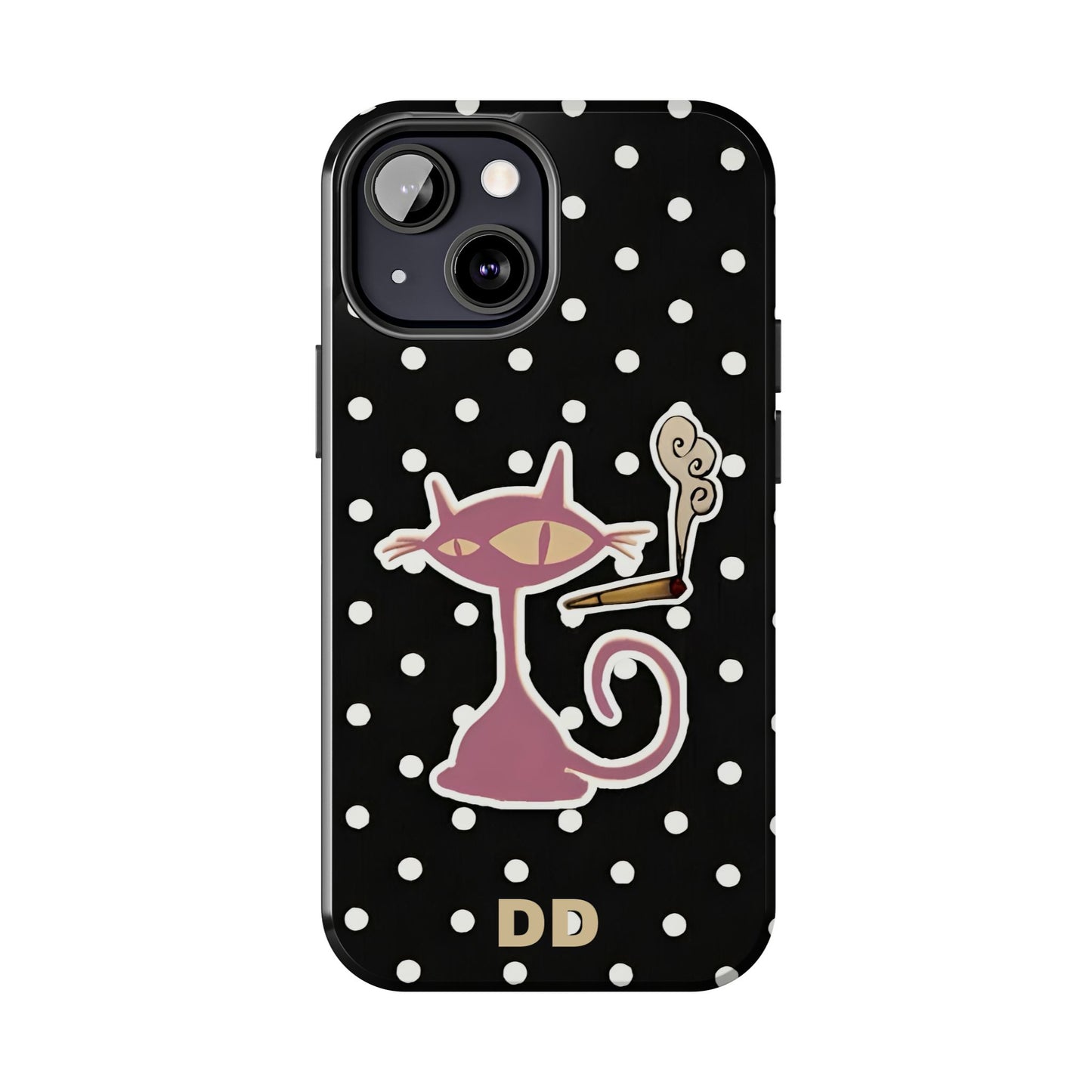 Black Le Cat Phone Case
