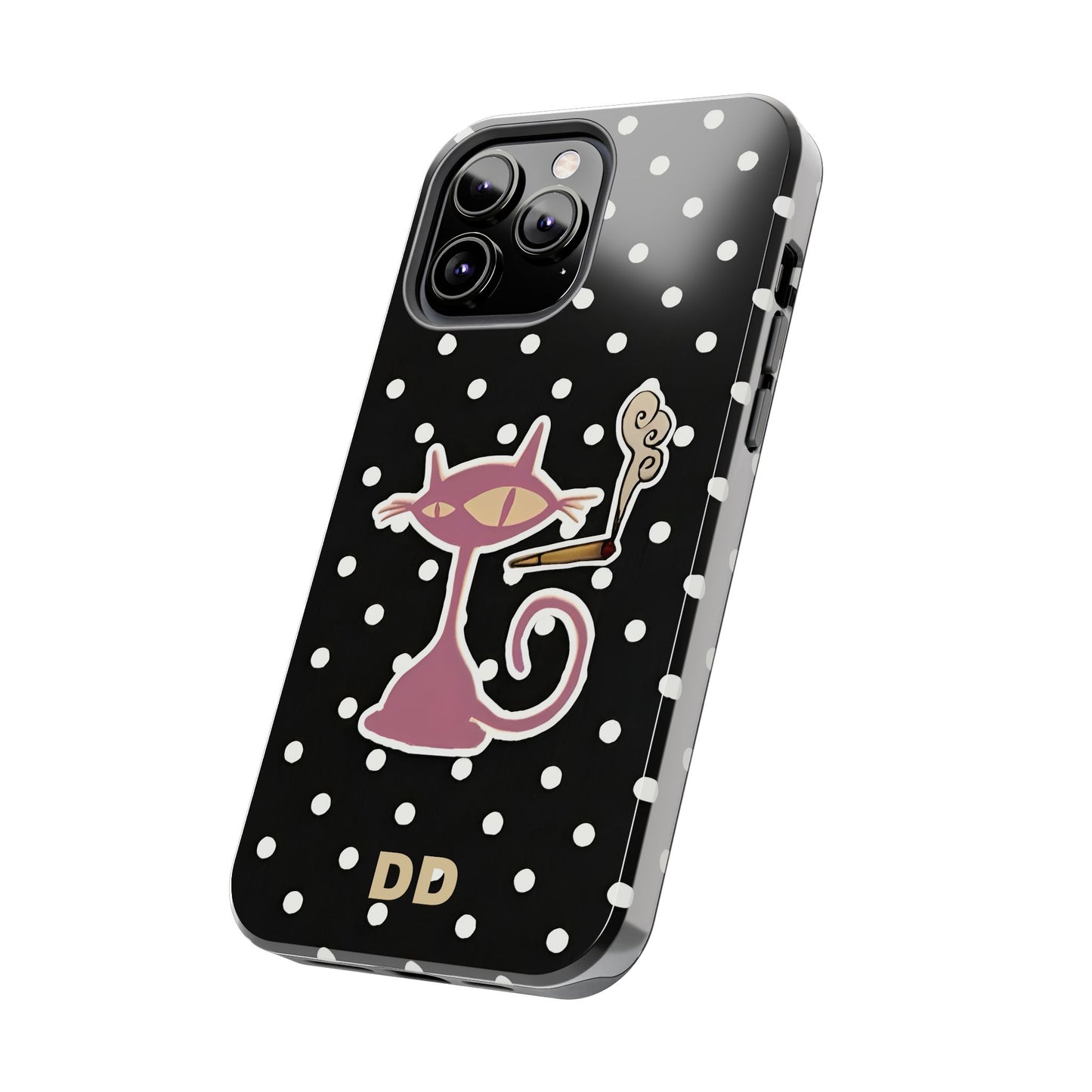 Black Le Cat Phone Case