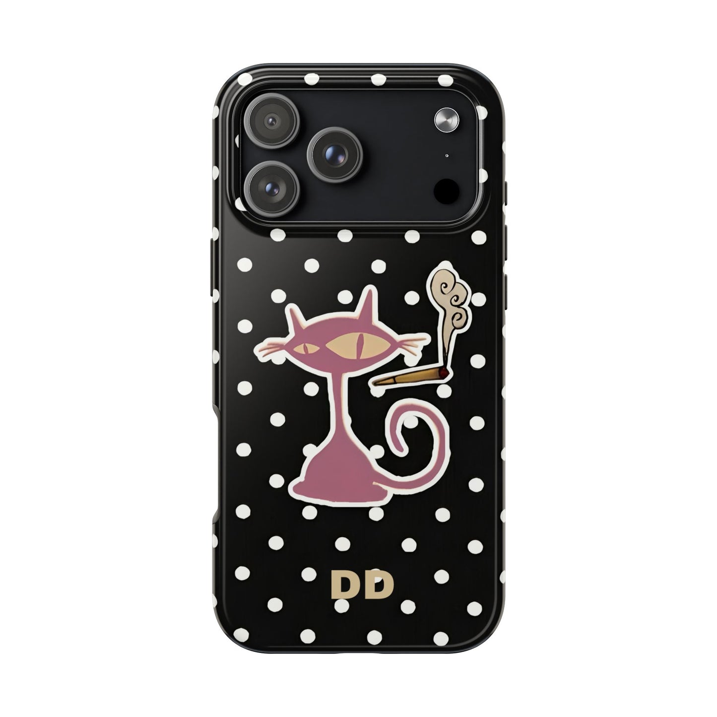 Black Le Cat Phone Case