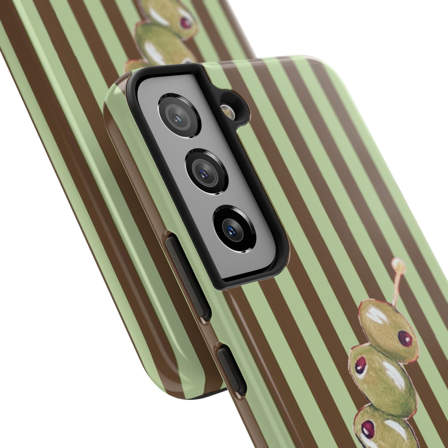 Olive Phone Case in Mint & Chip