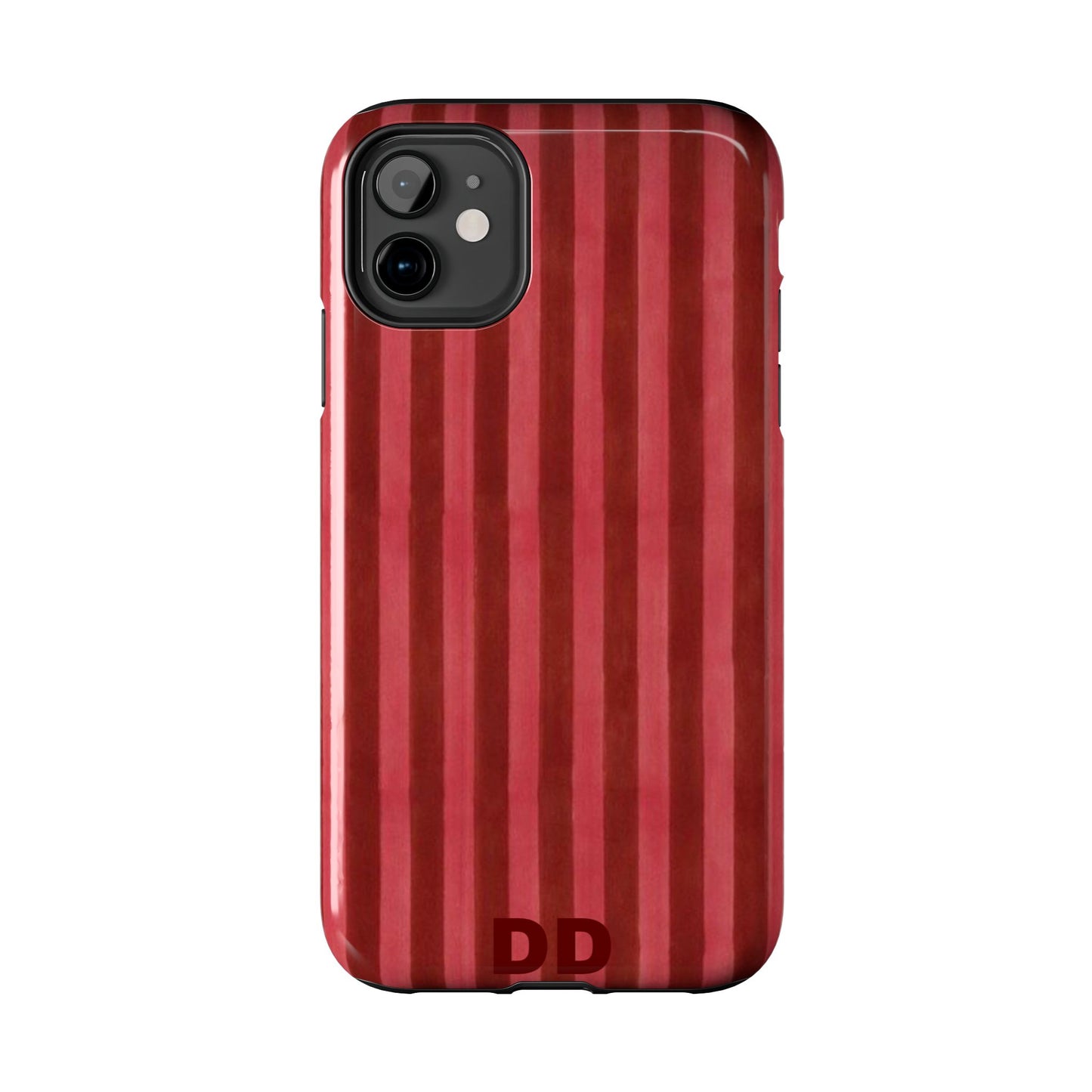 Red Pin Stripe Phone Case