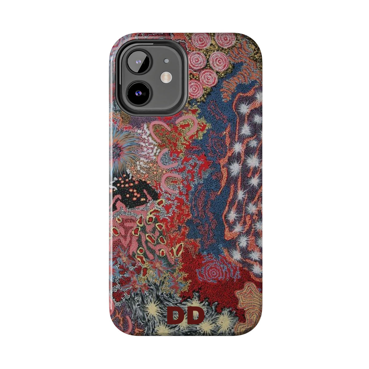 Mosaic Patchwork Phone Case — Multicolour Rainbow Geometric Mosaic Design, view 18 — MagSafe Compatible | Digital Divas
