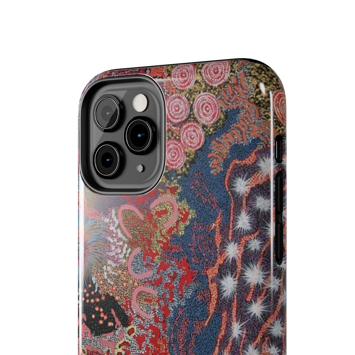 Mosaic Patchwork Phone Case — Multicolour Rainbow Geometric Mosaic Design, view 14 — MagSafe Compatible | Digital Divas