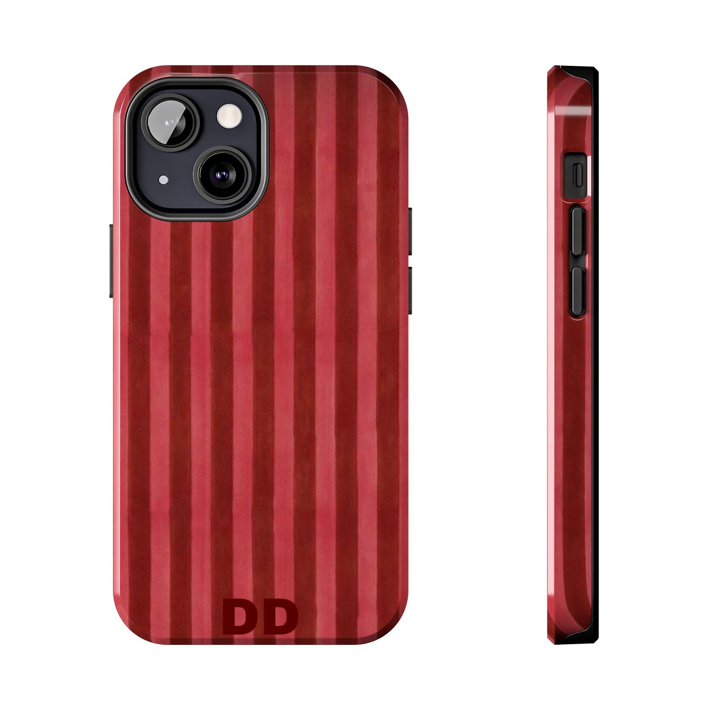 Red Pin Stripe Phone Case