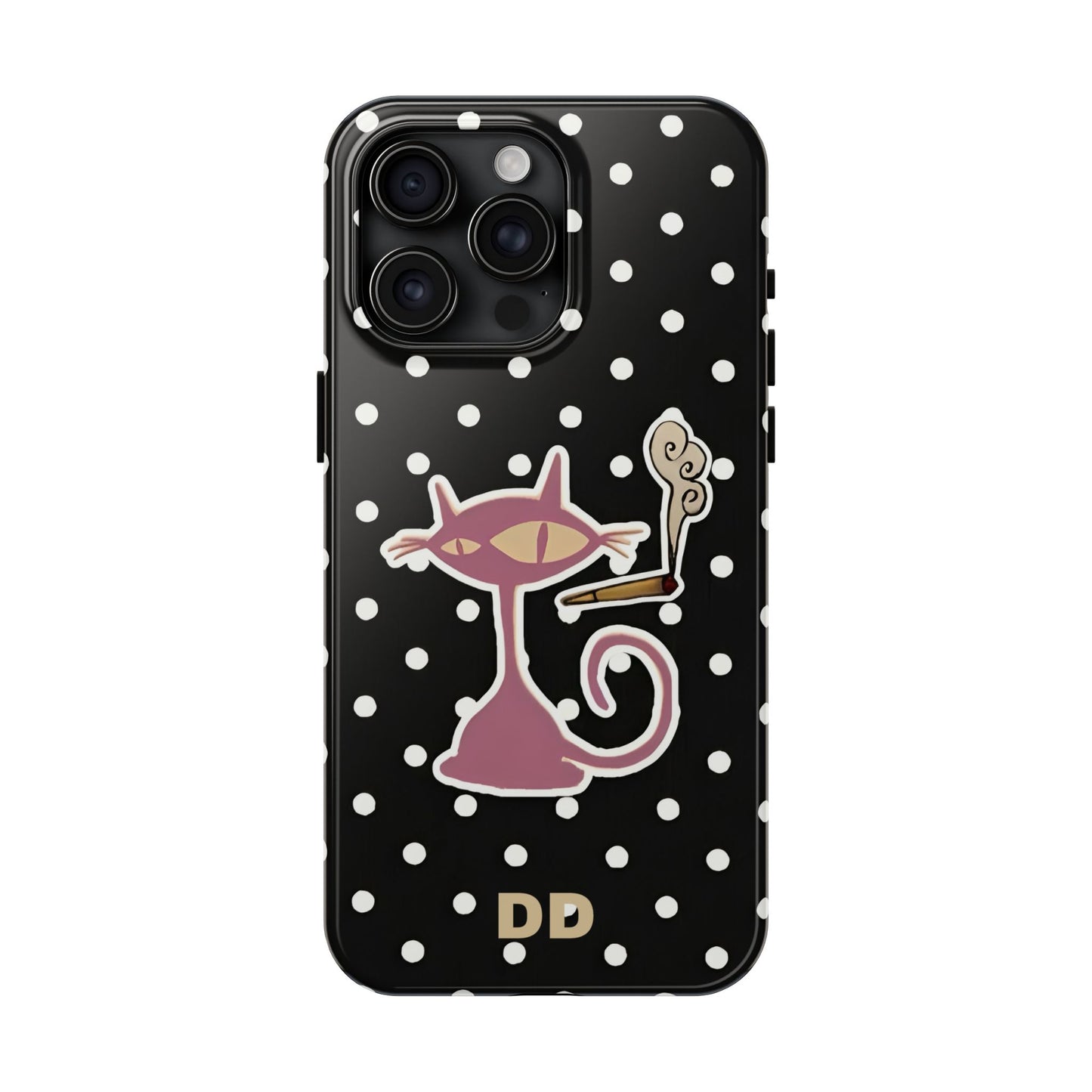 Black Le Cat Phone Case