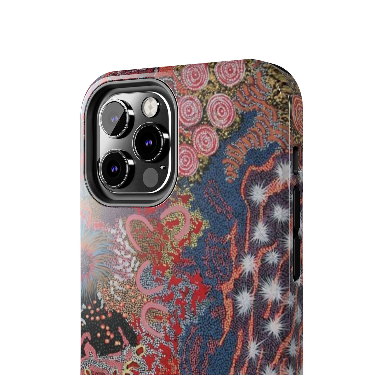 Mosaic Patchwork Phone Case — Multicolour Rainbow Geometric Mosaic Design, view 26 — MagSafe Compatible | Digital Divas