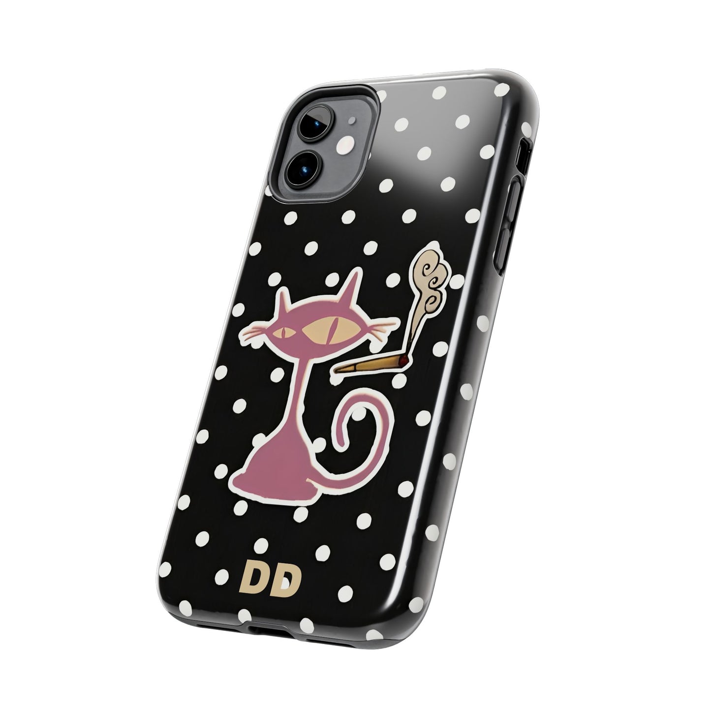 Black Le Cat Phone Case