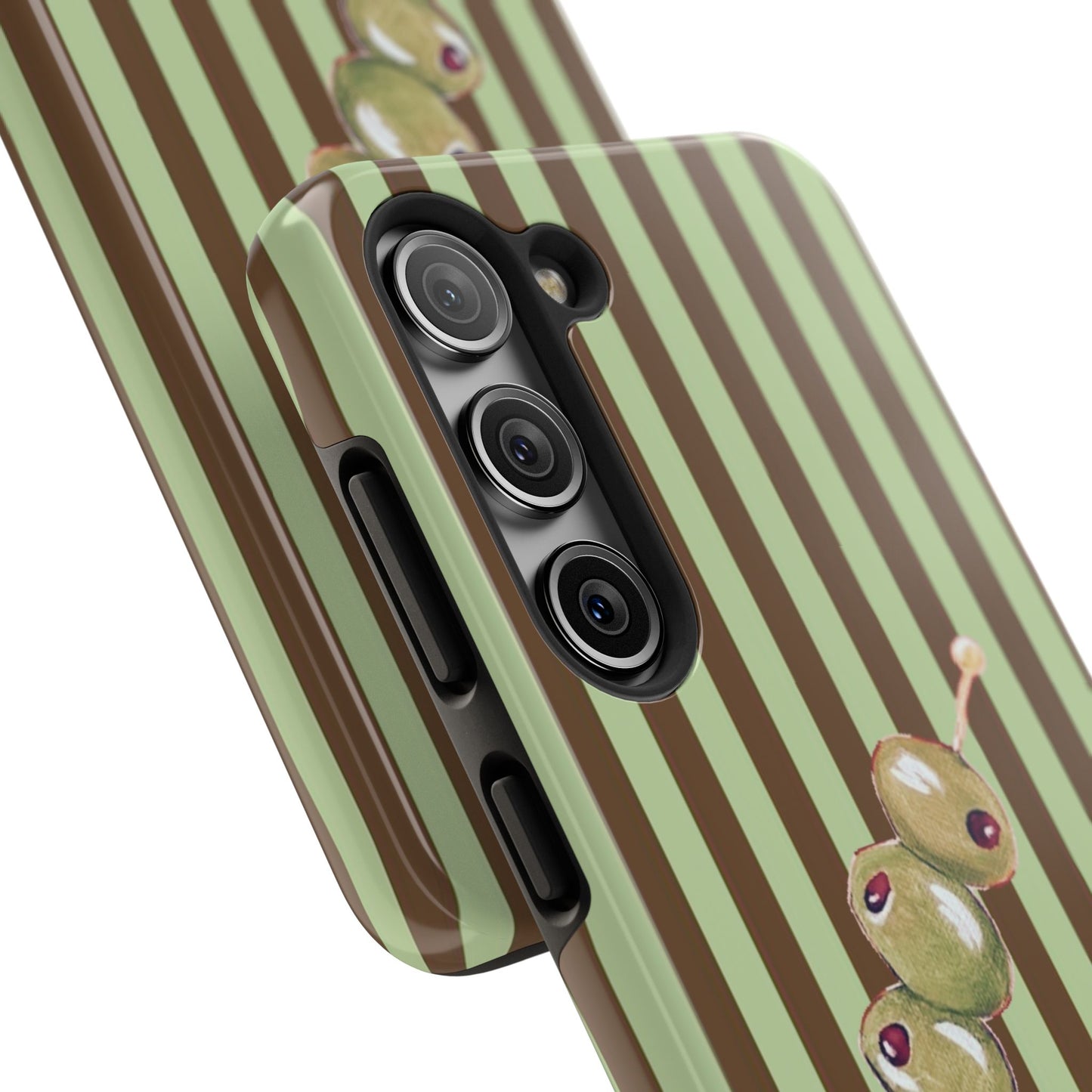 Olive Phone Case in Mint & Chip